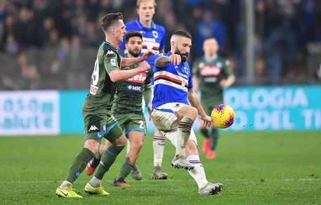 Sampdoria, differenziato in palestra per Tonelli