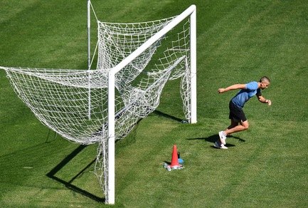 Sampdoria, corsa e partitelle nell'ultimo allenamento settimanale