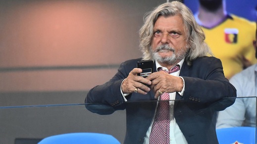 Sampdoria, a Genova cartelli contro Ferrero