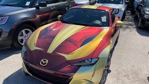 Mazda MX-5 ispirata a Iron Man: il sogno rosso-oro è all'asta