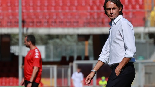Benevento, Inzaghi: "Speriamo che la Roma non sia troppo in forma"