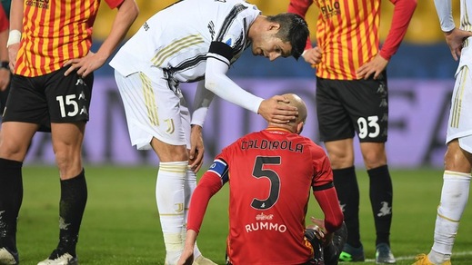 Benevento, Caldirola operato: due mesi di stop