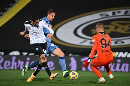 Spezia, lesione all'adduttore per Mattiello: salta la Lazio