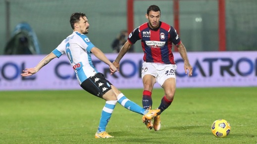 Crotone, Pereira: "Napoli? Bene fino all'espulsione. Sotto con lo Spezia"