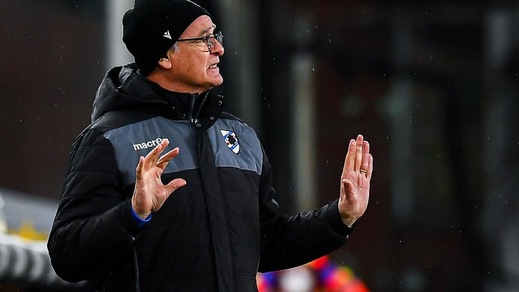 Sampdoria, Ranieri: "Quagliarella? Gli ho detto: prima te li stanco, poi entri"