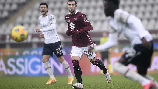 Torino, Bonazzoli ha lavorato a parte