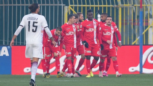 Salernitana ko col Monza: Balotelli a segno. Empoli fermato dall'Ascoli: 1-1