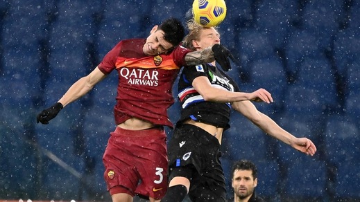 Roma-Sampdoria 1-0, il tabellino