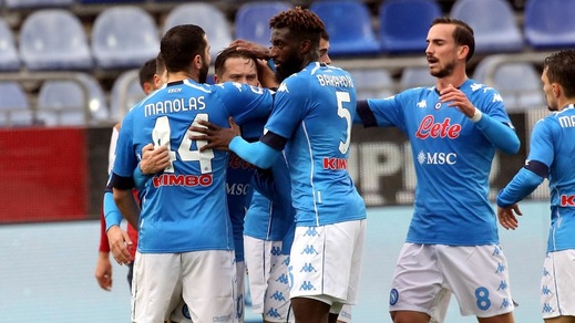 Zielinski, Lozano e Insigne: il Napoli torna grande alla Sardegna Arena