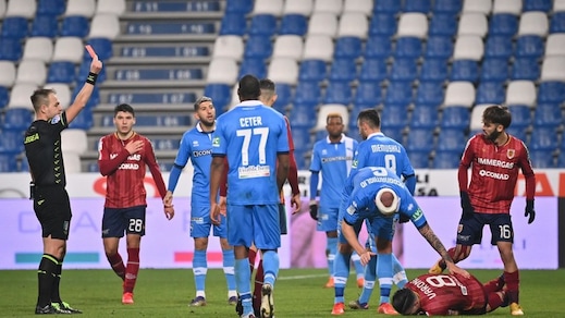 Giudice sportivo di B, Scognamiglio stangato: tre giornate