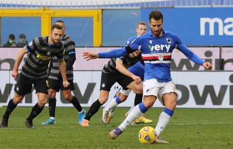 Sampdoria-Inter 2-1, il tabellino