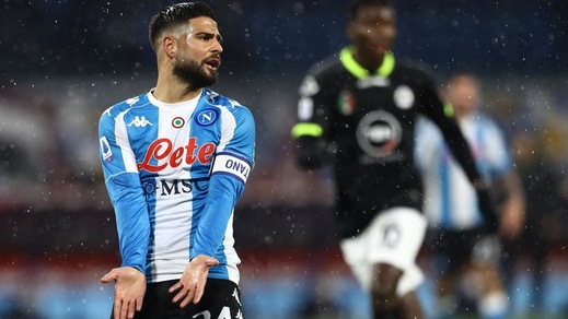 Napoli, Insigne dopo il ko: "Sto male, dovevo dare di più per fare gol"