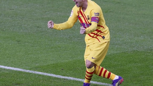 Messi riporta il Barcellona al terzo posto