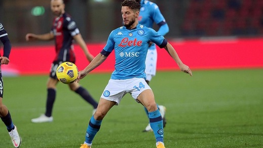 Napoli, per Mertens lavoro a parte e terapie
