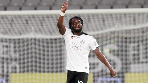 Spezia, Nzola: "Sogno di giocare con il Lione"