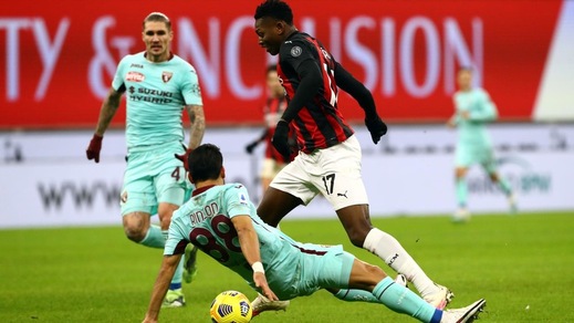 Milan-Torino 2-0, il tabellino