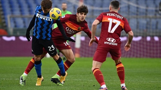 Roma-Inter 2-2, il tabellino