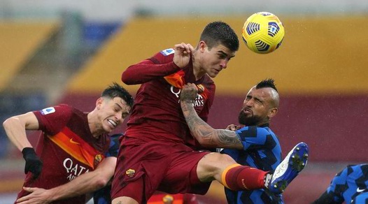 Roma-Inter 2-2: Mancini acciuffa il pari all'86'