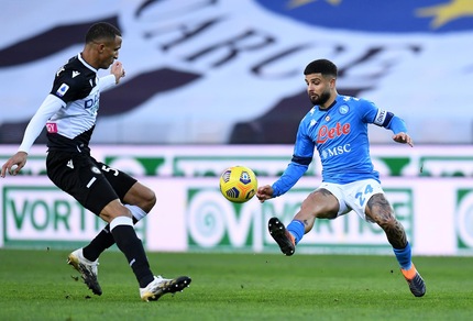 Udinese-Napoli 1-2, il tabellino