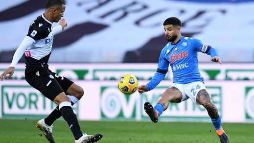 Udinese-Napoli 1-2, il tabellino
