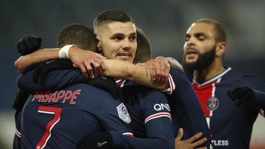 Icardi e Neymar regalano al Psg di Pochettino la Supercoppa