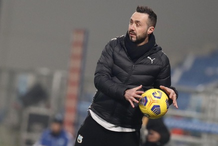 Sassuolo, De Zerbi: "Il rosso? Mi sa che l'arbitro non ha mai giocato a calcio"