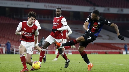 Premier, l'Arsenal frena con il Crystal Palace: termina 0-0