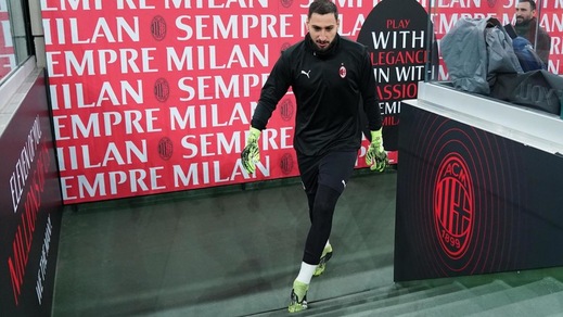 Coppa Italia, Donnarumma squalificato: salterà il derby con l'Inter