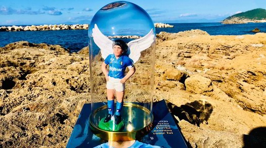 La statuina di Maradona al Museo Fortunato