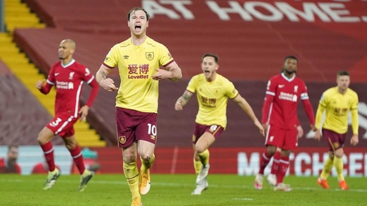 Liverpool ko con il Burnley. Klopp non vince in Premier da un mese