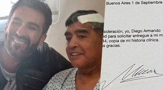 Maradona, svolta clamorosa: "Il medico ha falsificato la firma"
