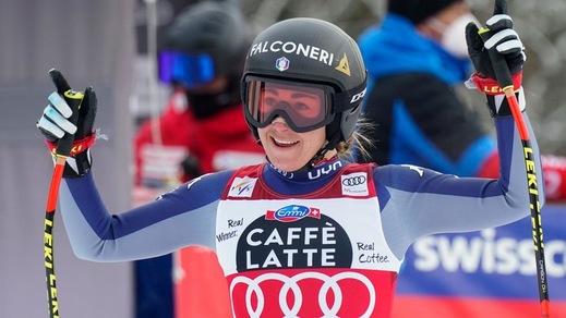 Goggia: "Oggi ho vinto ma penso già alla gara di domani"