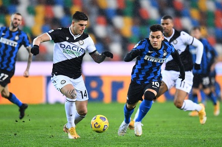Udinese-Inter 0-0, il tabellino