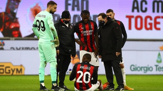 Milan, per Kalulu trauma contusivo all'addome