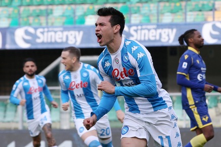 Lozano da record: gol più veloce nella storia del Napoli in A