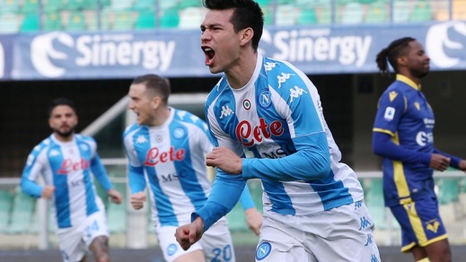 Lozano da record: gol più veloce nella storia del Napoli in A