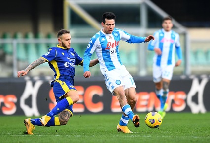 Verona-Napoli 3-1, il tabellino