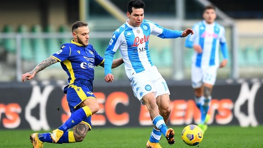Verona-Napoli 3-1, il tabellino