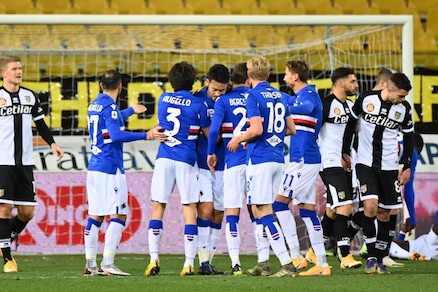 Parma, errori e pali: la Sampdoria vince con Yoshida e Keita