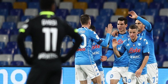Coppa Italia: il Napoli vola in semifinale. Lega Serie A, niente Amazon VIDEO