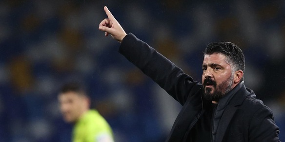 Gattuso, altro esame: De Laurentiis in tribuna con il Parma