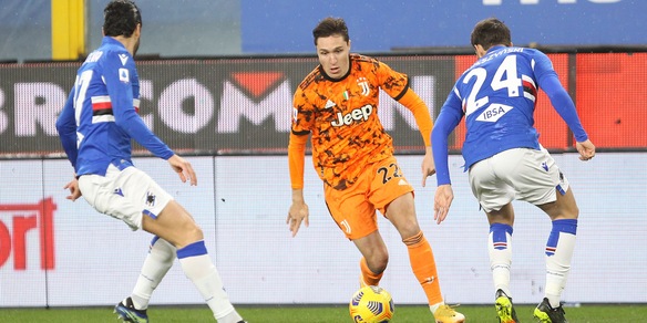 Sampdoria-Juve 0-2, il tabellino