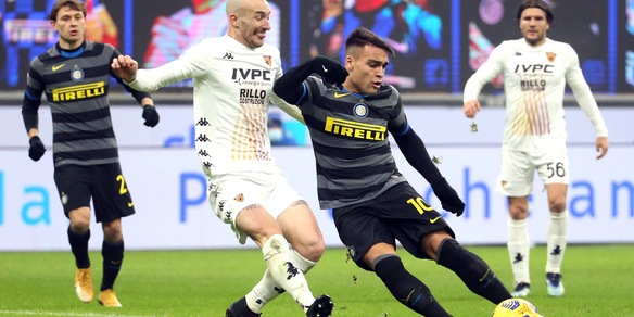 Inter-Benevento 4-0, il tabellino