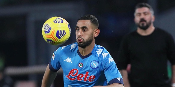 Napoli, Ghoulam positivo al Covid-19: giocatore in isolamento