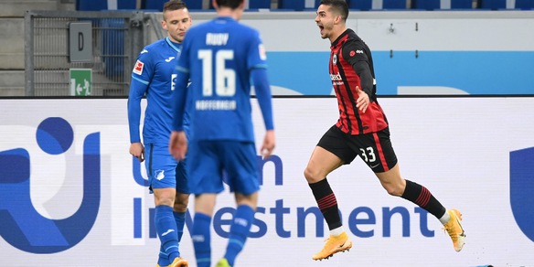 Bundesliga, André Silva lancia l'Eintracht: Hoffenheim ko