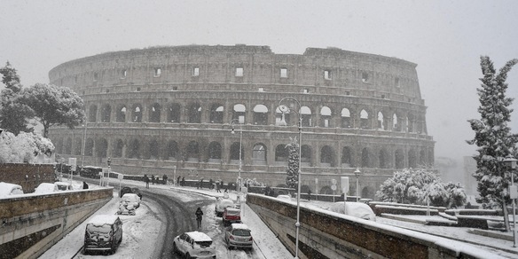 Burian, in arrivo il gelo: possibile neve anche a Roma