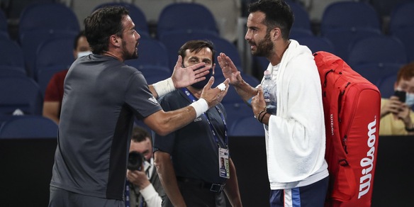 Caruso-Fognini, insulti e urla a fine partita: cosa si sono detti