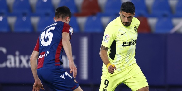 Liga, l'Atletico frena: 1-1 con il Levante, +6 sul Real