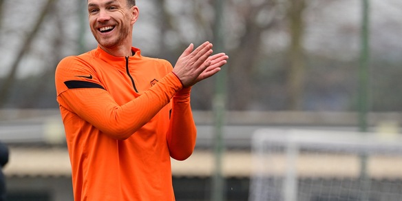 Roma, il rilancio di Dzeko ma contro il Braga il capitano sarà Cristante