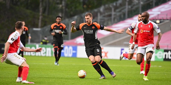 Sporting Braga-Roma 0-2, il tabellino